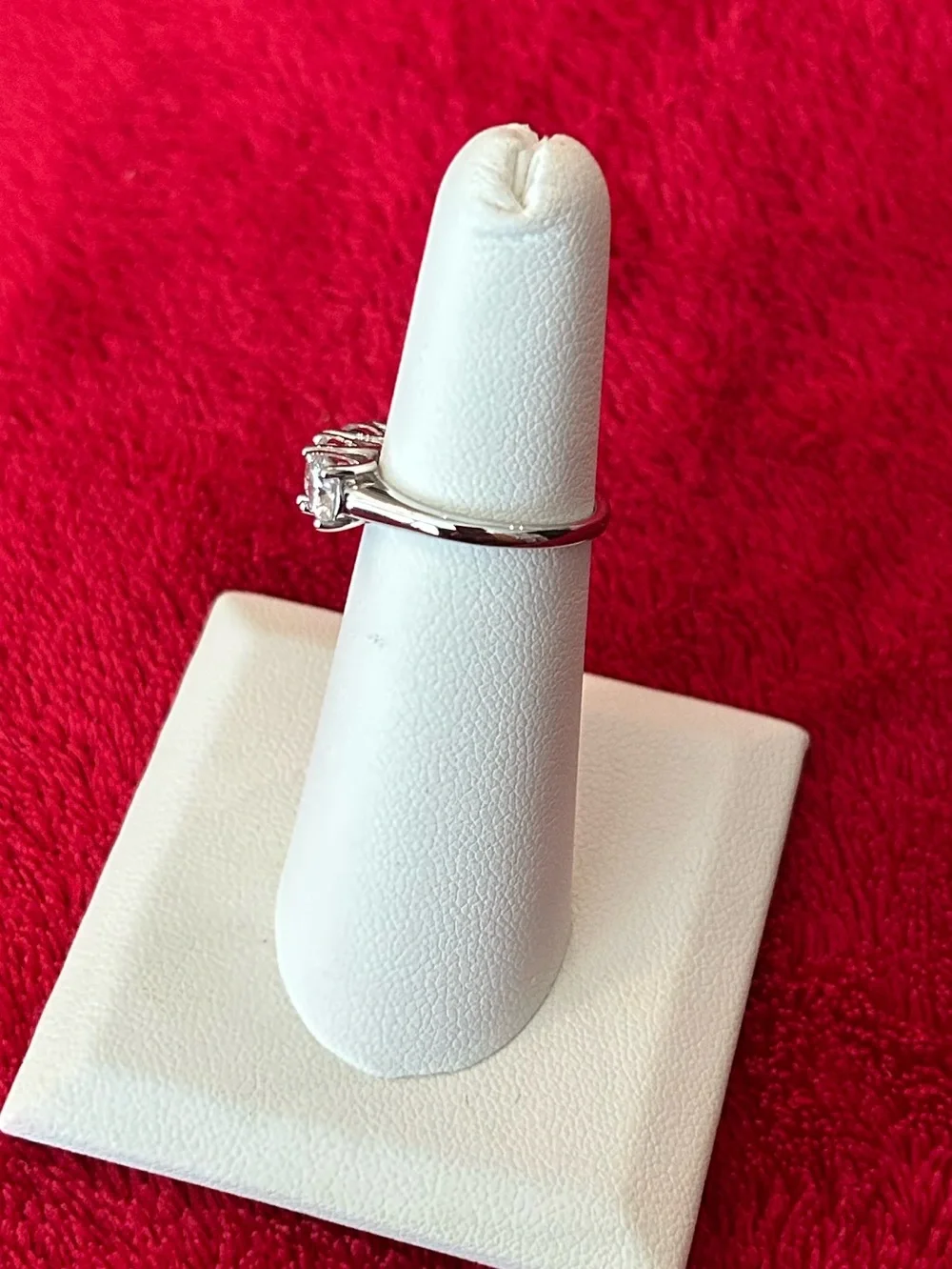 NEW! Silver 925 2.5ct Diamond Ring Size 5.5